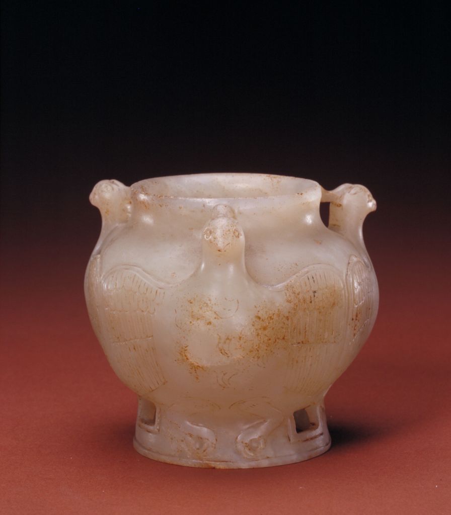 图片[1]-White Jade Chicken Three-ear Jar-China Archive